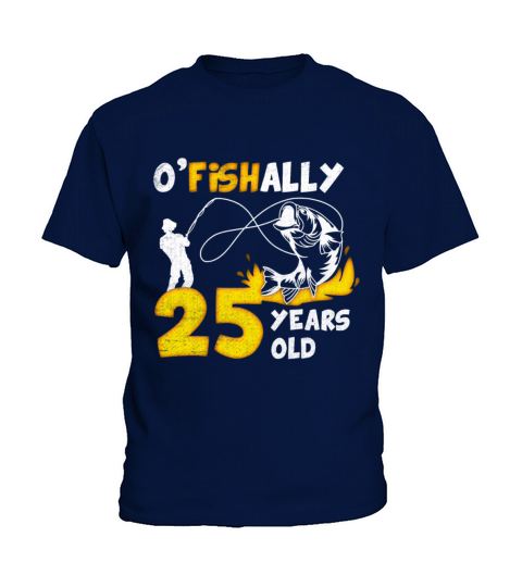 25th Birthday Fishing 1978 Vintage Fisherman Angle Kids T-Shirt
