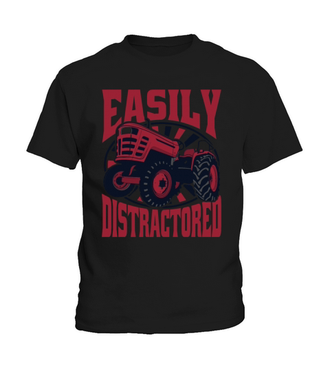 Easily Distractored Agribusiness Agriculture Kids T-Shirt