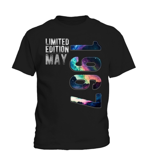 Limited Edition 1967 May Birthday Polar Lights Kids T-Shirt