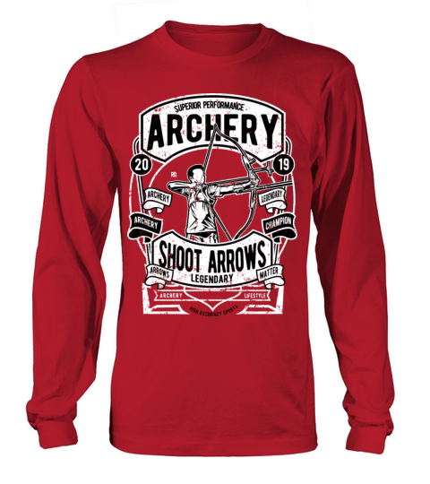 Archery fan Archer vintage Long sleeved Unisex