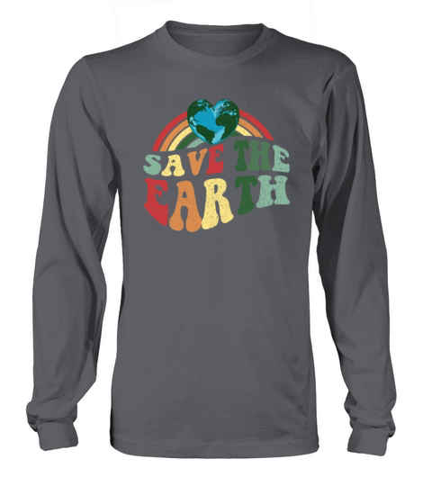 Save the Earth - Earth Day Celebration Vintage Long sleeved Unisex