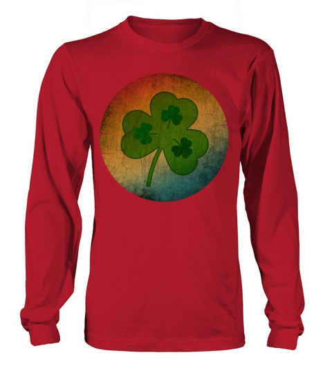 SHAMROCK VINTAGE LEAF ST PATRICK S DAY Long sleeved Unisex