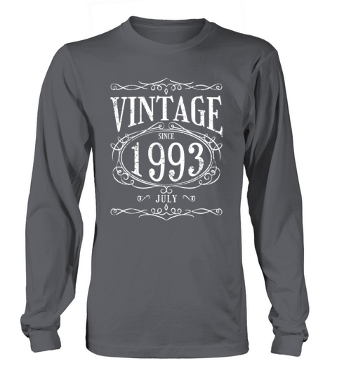 Vintage since July 1993 - Birthday Present Long sleeved Unisex