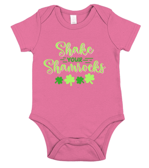 Funny Irish Saint Patricks Day Shake Your Short Sleeve Baby One-Piece