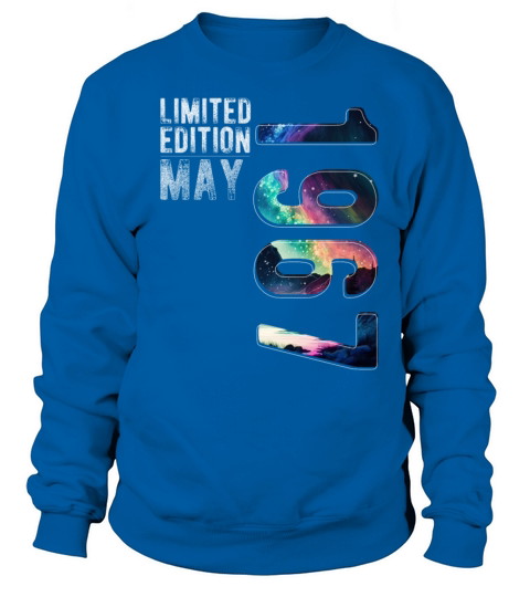 Limited Edition 1967 May Birthday Polar Lights Sweatshirt Unisex