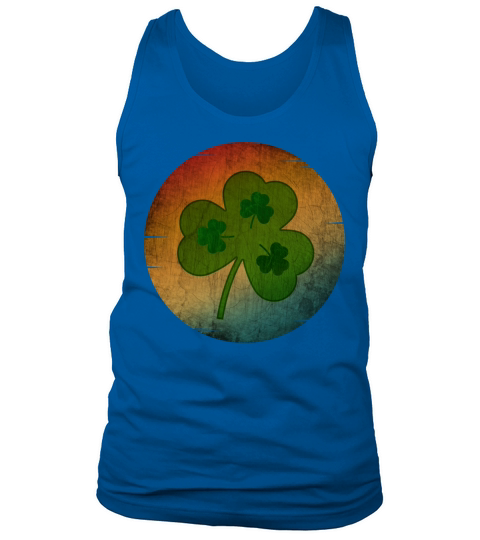SHAMROCK VINTAGE LEAF ST PATRICK S DAY Tank Top Unisex