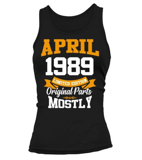 April 1989 Vintage Birthday Present Tank top Woman