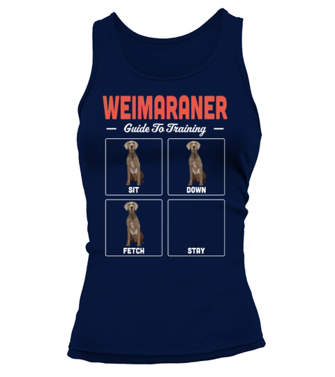 Weimaraner Guide To Training Tank top Woman