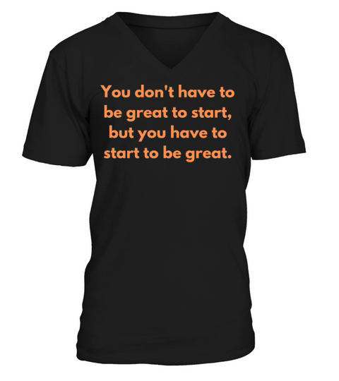 Inspirational and Motivational Quotes for Success V-Neck T-shirt