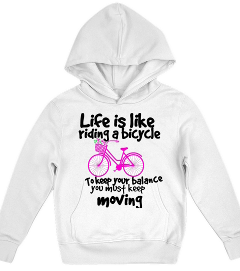 life like a bike Kids Hoodie
