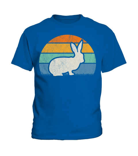 Retro Vintage Rabbit Bunnies Hare Bunny Rabbits Kids T-Shirt