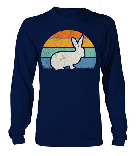 Retro Vintage Rabbit Bunnies Hare Bunny Rabbits Long sleeved Unisex