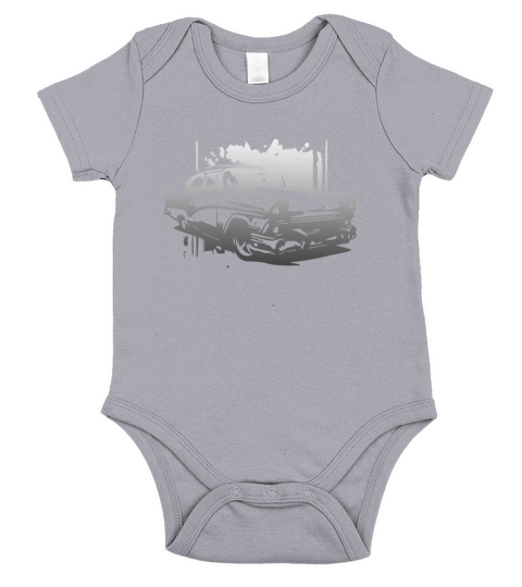 Vintage Cars Short Sleeve Baby One-Piece
