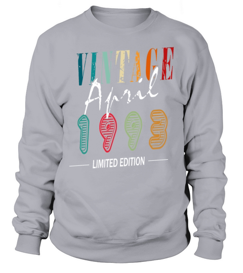 April 1993 Limitierte Auflage Sweatshirt Unisex