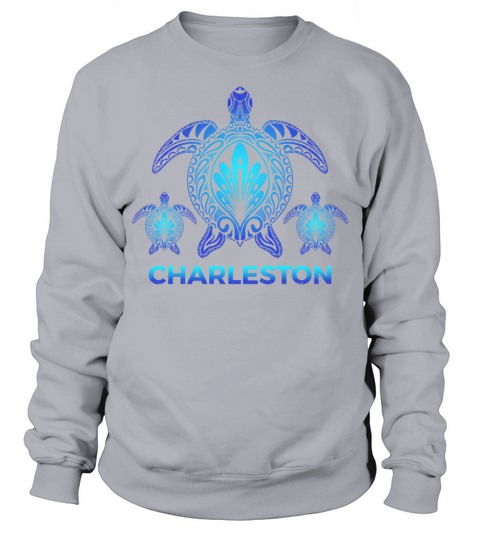 Vintage Charleston South Carolina Turtle Souvenirs Sweatshirt Unisex