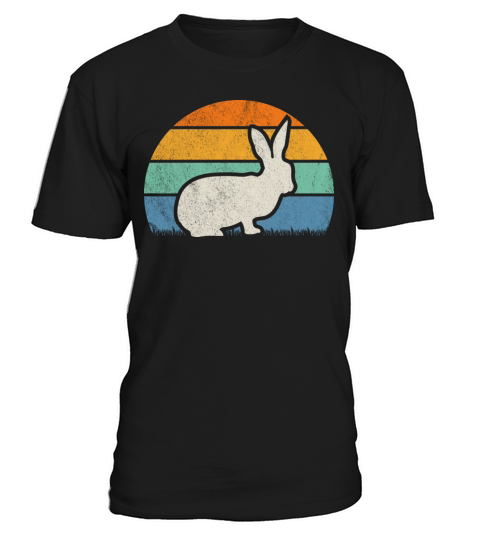 Retro Vintage Rabbit Bunnies Hare Bunny Rabbits T-Shirt Unisex