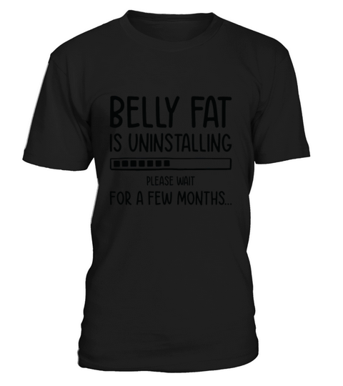 Uninstalling Belly Fat Fitness Trainer Workout T-Shirt Unisex
