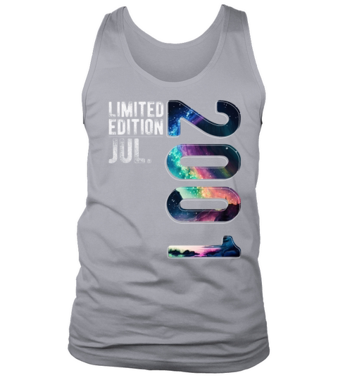 Limited Edition 2001 July Birthday Polar Lights Tank Top Unisex