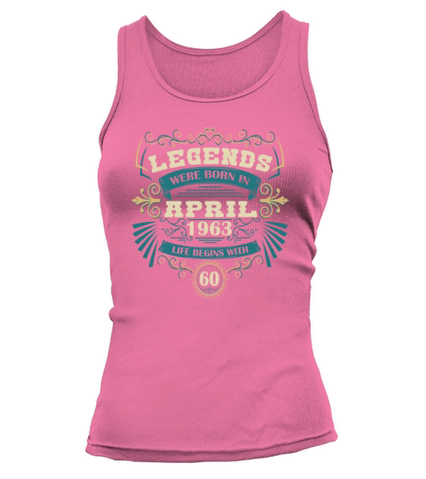 April 1963 Birthday Vintage Sayings Tank top Woman
