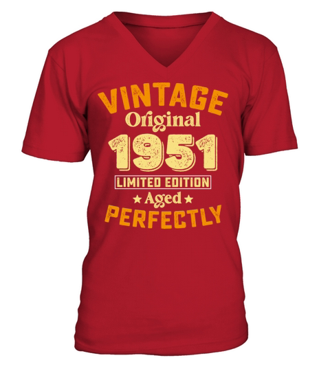 Limited Vintage Original 1951 Aged Edition V-Neck T-shirt