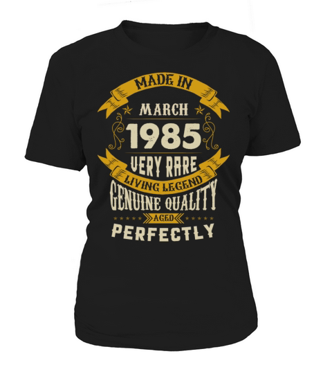 March 1985 Vintage Birthday Present Women's T-Shirt
