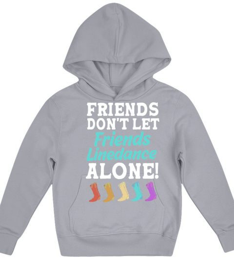 Dance Friend Funny Line Dancing For Women Kids Hoodie