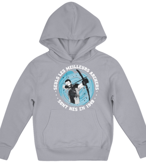 French Archer born 1949 Vintage Birthday Kids Hoodie