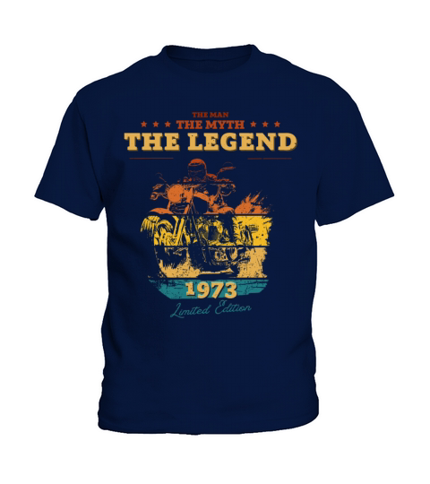The Man The Myth The Legend 1973 Kids T-Shirt
