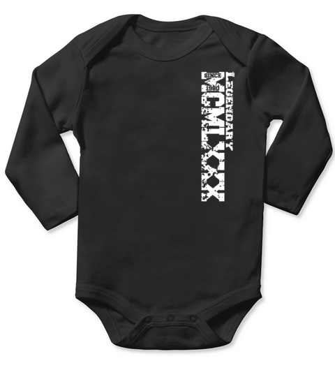 Birthday gift legandary vintage 1980 Long Sleeve Baby One-Piece