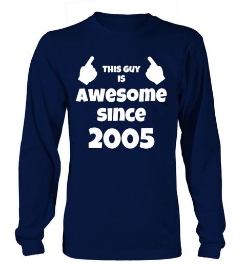 18th Birthday Vintage 2005 Long sleeved Unisex