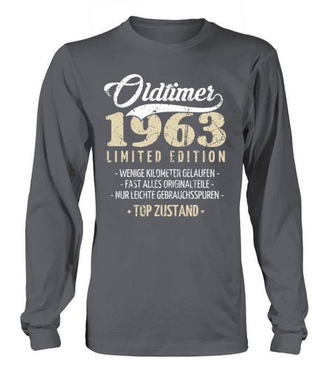 60th Birthday Vintage 1963 Long sleeved Unisex