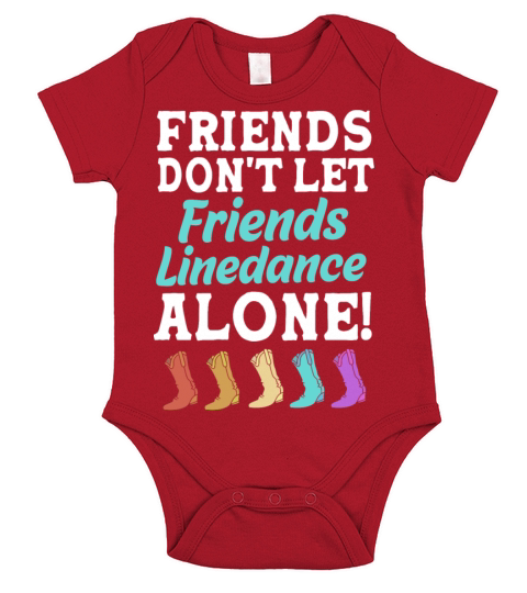 Dance Friend Funny Line Dancing For Women Short Sleeve Baby One-Piece