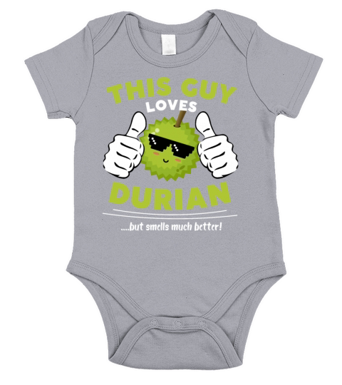 Funny Smelly Durian lover meme gift Short Sleeve Baby One-Piece