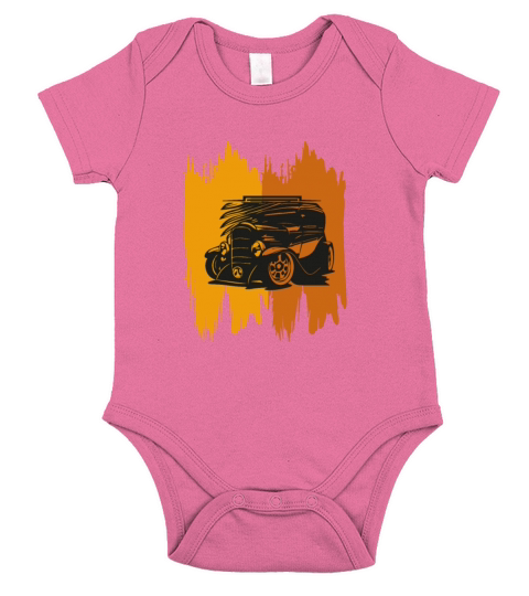 Vintage Cars Short Sleeve Baby One-Piece