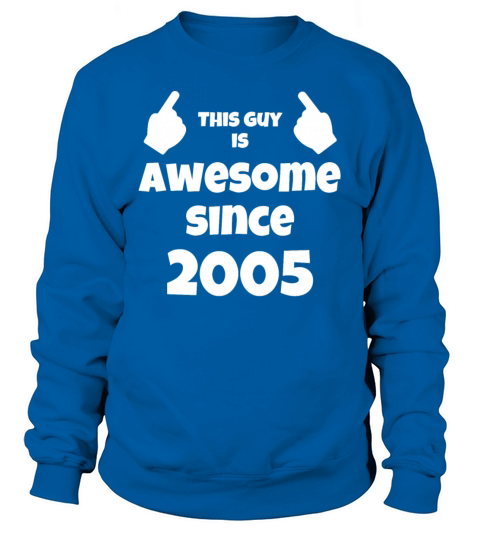 18th Birthday Vintage 2005 Sweatshirt Unisex
