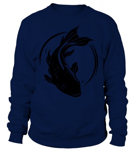 Koi Carp - Cute Vintage Carp Fish Sweatshirt Unisex