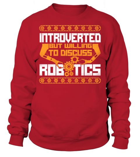 Robot Robotics Engineer Vintage Sweatshirt Unisex