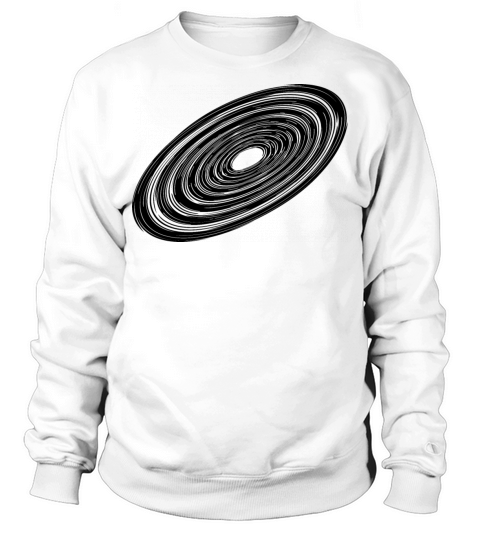 Three Dimensional Vintage Circle Disc Sweatshirt Unisex