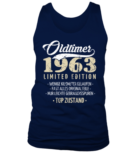60th Birthday Vintage 1963 Tank Top Unisex