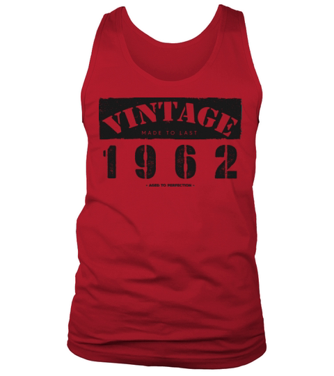 Vintage Classic 1962 61st Birthday - 61 Years Old Tank Top Unisex
