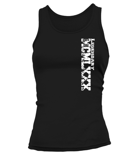 Birthday gift legandary vintage 1980 Tank top Woman