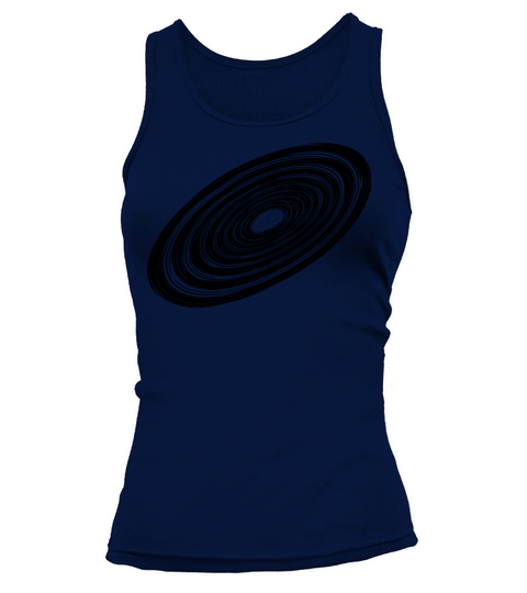 Three Dimensional Vintage Circle Disc Tank top Woman