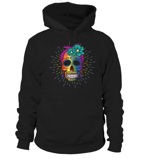 El Dia De Los Muertos LGBTQ LGBT Pride Month Hoodie Unisex