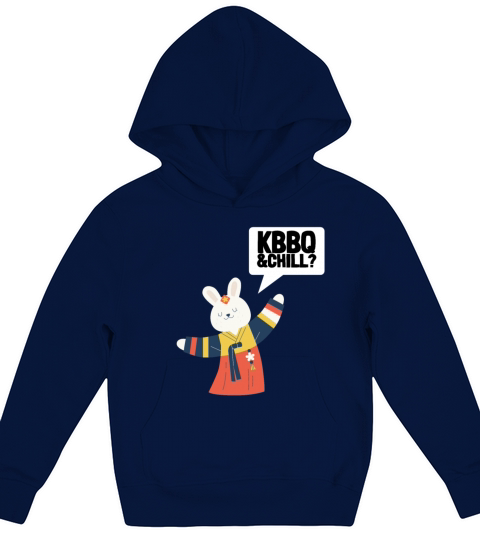 KBBQ Korean BBQ Kimchi Ramen Kids Hoodie