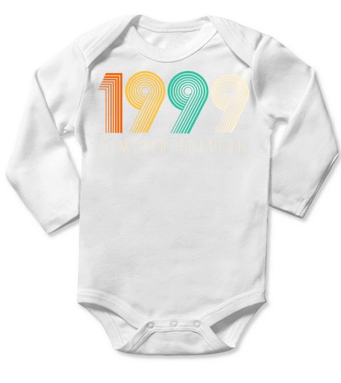 Vintage 1999 birthday birthdal 1999 Long Sleeve Baby One-Piece