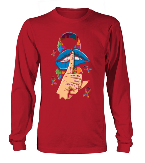 Do Not Judge Puzzle Autism Awareness Long sleeved Unisex