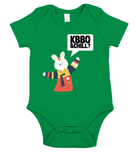 KBBQ Korean BBQ Kimchi Ramen Short Sleeve Baby One-Piece
