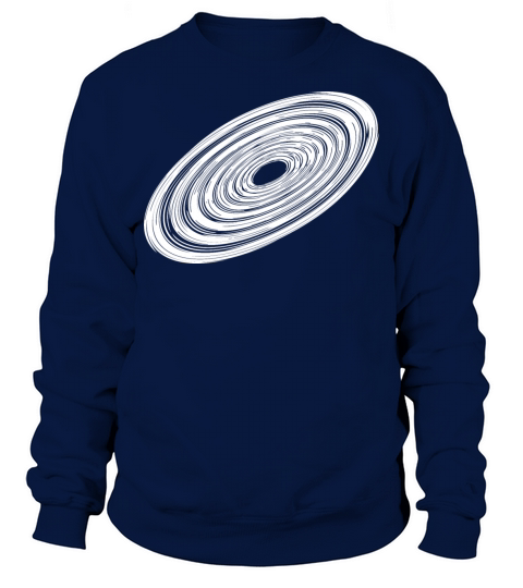 Three Dimensional Vintage Circle Disc Sweatshirt Unisex