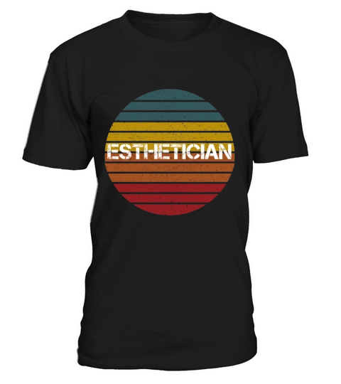 Esthetician Aesthetician Beautician Vintage T-Shirt Unisex