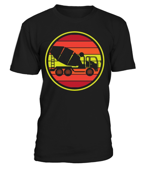 Vintage Construction Concrete Mixer Truck T-Shirt Unisex
